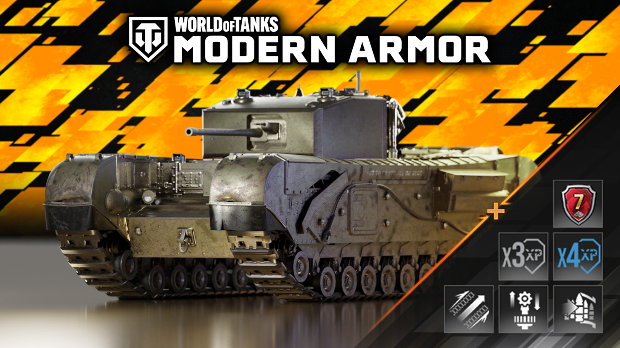 Final key art with grid pattern for game store