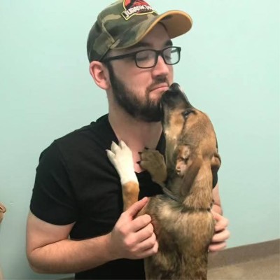 Matt with Birdie